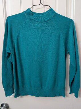Vintage Teal/Turquoise Youth XL/Women's Small Sweater
